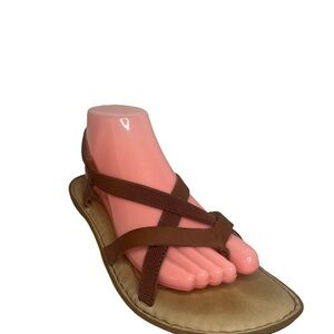 Born Leather Strappy Sandals